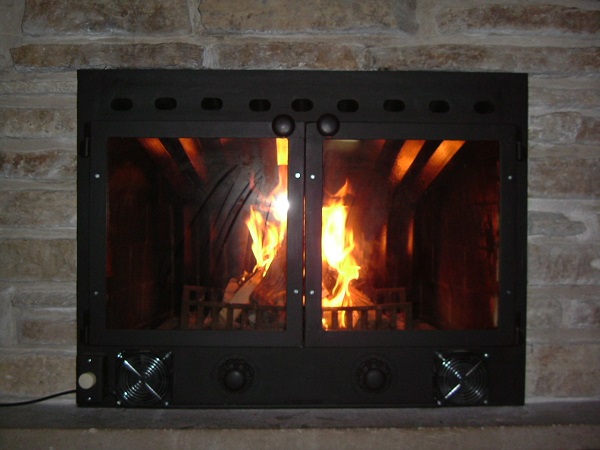 photo insert de cheminée